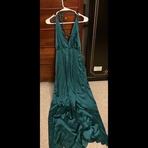 Emerald Green Shein Dress Size Large